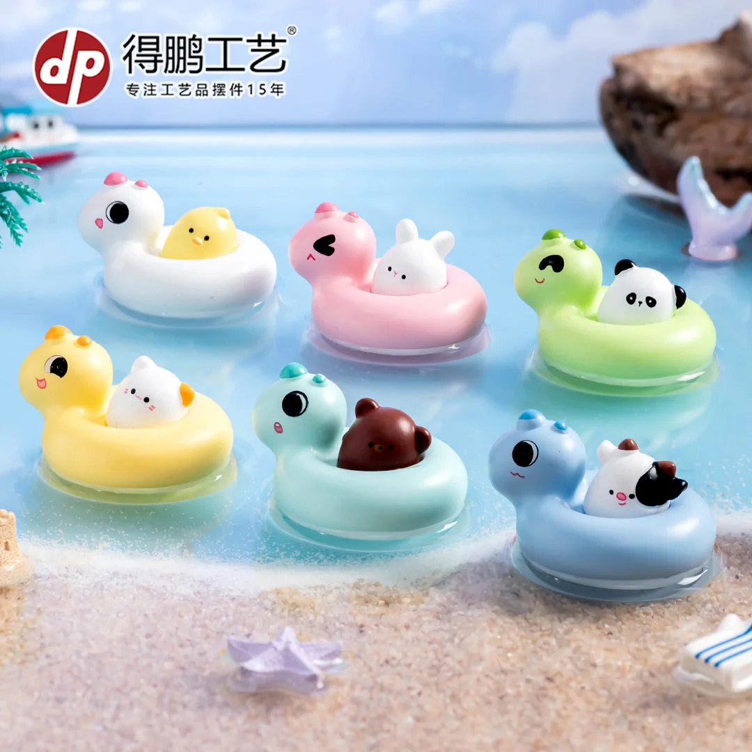 

6pcs Miniature Resin Animal s Micro Landscape Garden Ornaments For Office Desk Potted Plants Diy Accessories Small