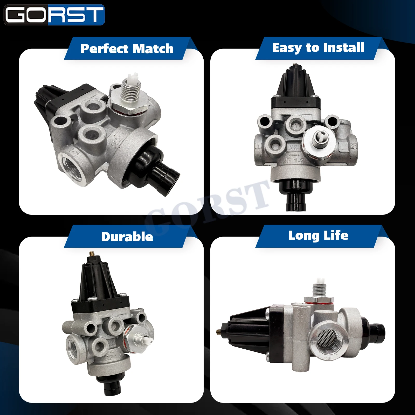 Air Brake Valve 9753034730 for Man Benz Renault Truck Auto Part 1506504 4804765 0014319806 Pressure Controller