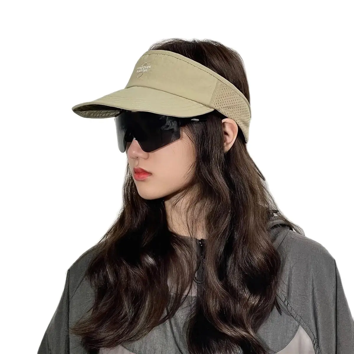 

Japanese Soft Brim Breathable Sweat Absorbent Quick Dry Hollow Top Fishing Hat Mountaineering Fishing Sun Shade Hat