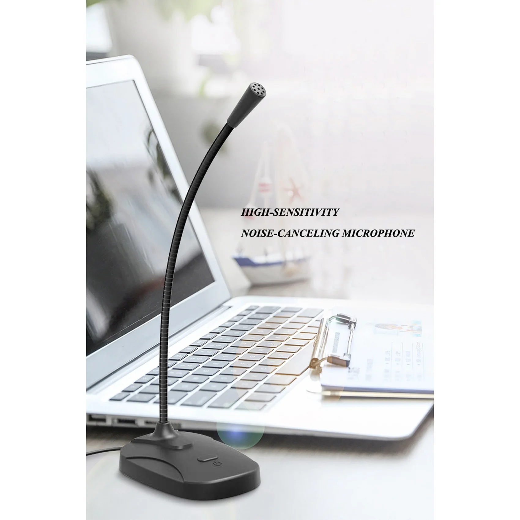 M60 USB Microphone Condenser Microphone Professional Audio Wired Microphones for Desktop Conference Computer