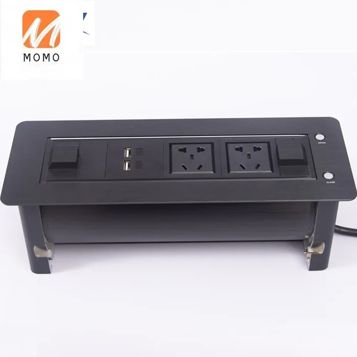 Concealed Rotation Power Strip Electric Automatic Rotating Socket Outlet With Modular Configuration