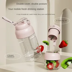 Mini Taşınabilir Blender Elektrikli Meyve Sıkacağı Elektrikli Meyve Suyu Bardağı Smoothie Portakal Taze Meyve Suyu Blender