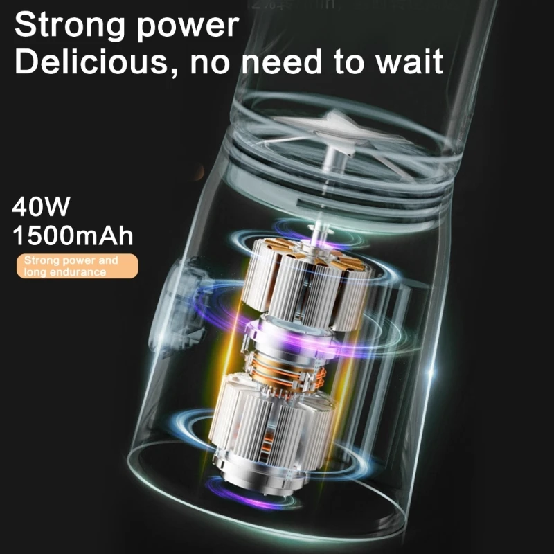 Портативные блендеры, соковыжималка, миксеры для фруктов, 450 мл, USB аккумуляторная соковыжималка для смузи, дропшиппинг