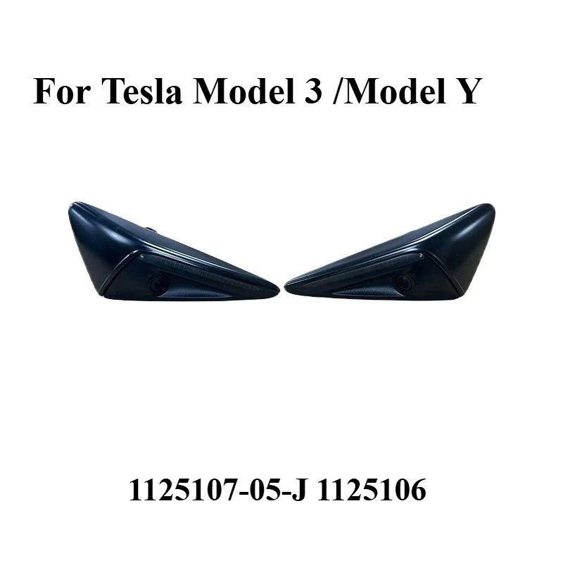 Fender Side Camera Assembly 1125106 1125107-05-J for Tesla Model 3 Model Y Blind Spot Side View Repeater Camera Replacement