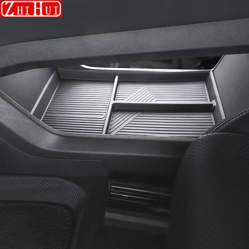 For Zeekr 001 2024 2021-2023 Car Styling Central Control Lower Storage Box Central Control Organizing Storage Box Accessories