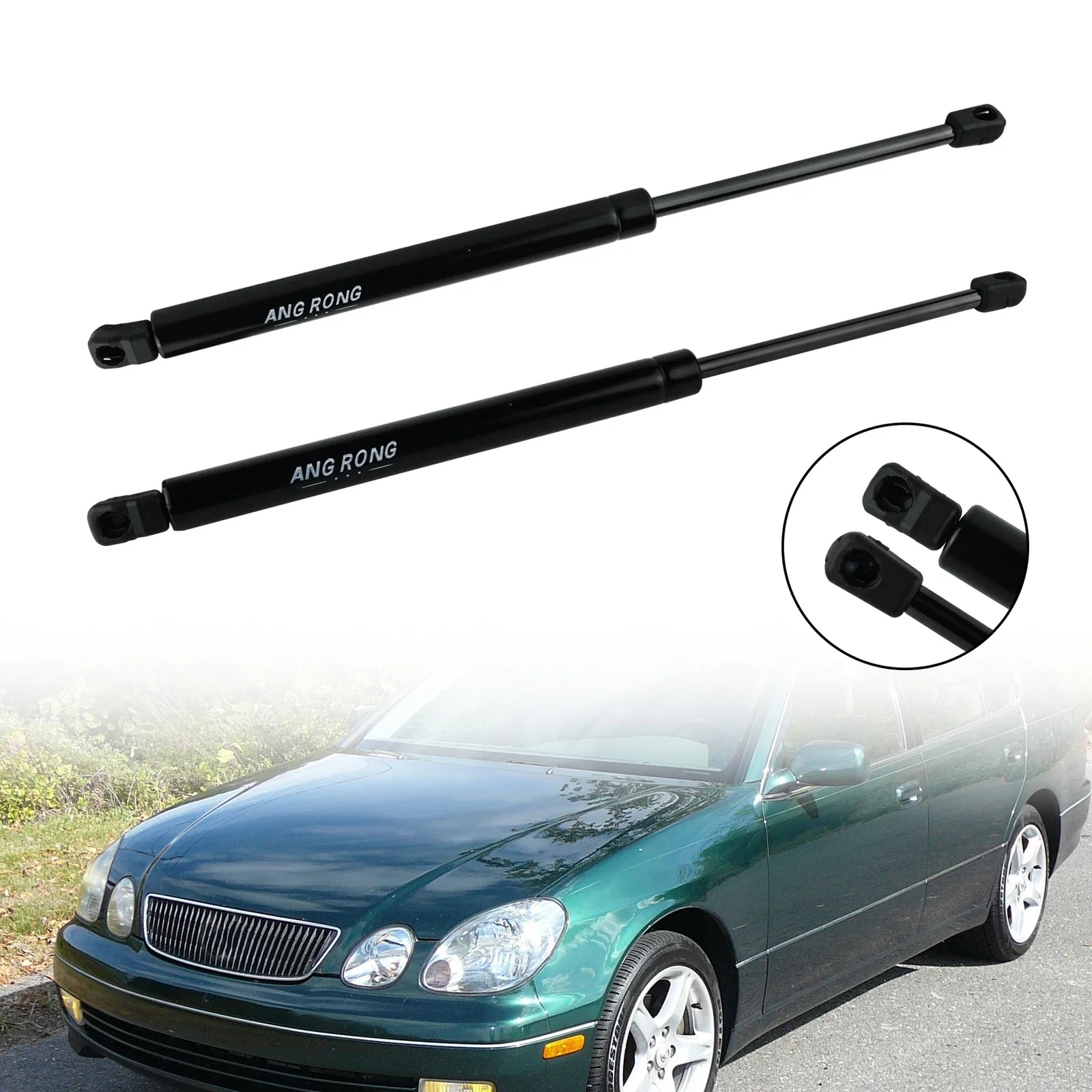 Front Bonnet Hood Modify Gas Struts Support For Lexus GS300 GS400 GS430 1998-04