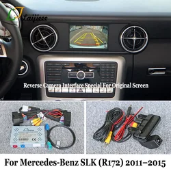 Rearview Camera Kit For Mercedes Benz SLK Class R172 2011~2015 OEM Screen / Plug and Play HD Night Vision Front Rear View Camera
