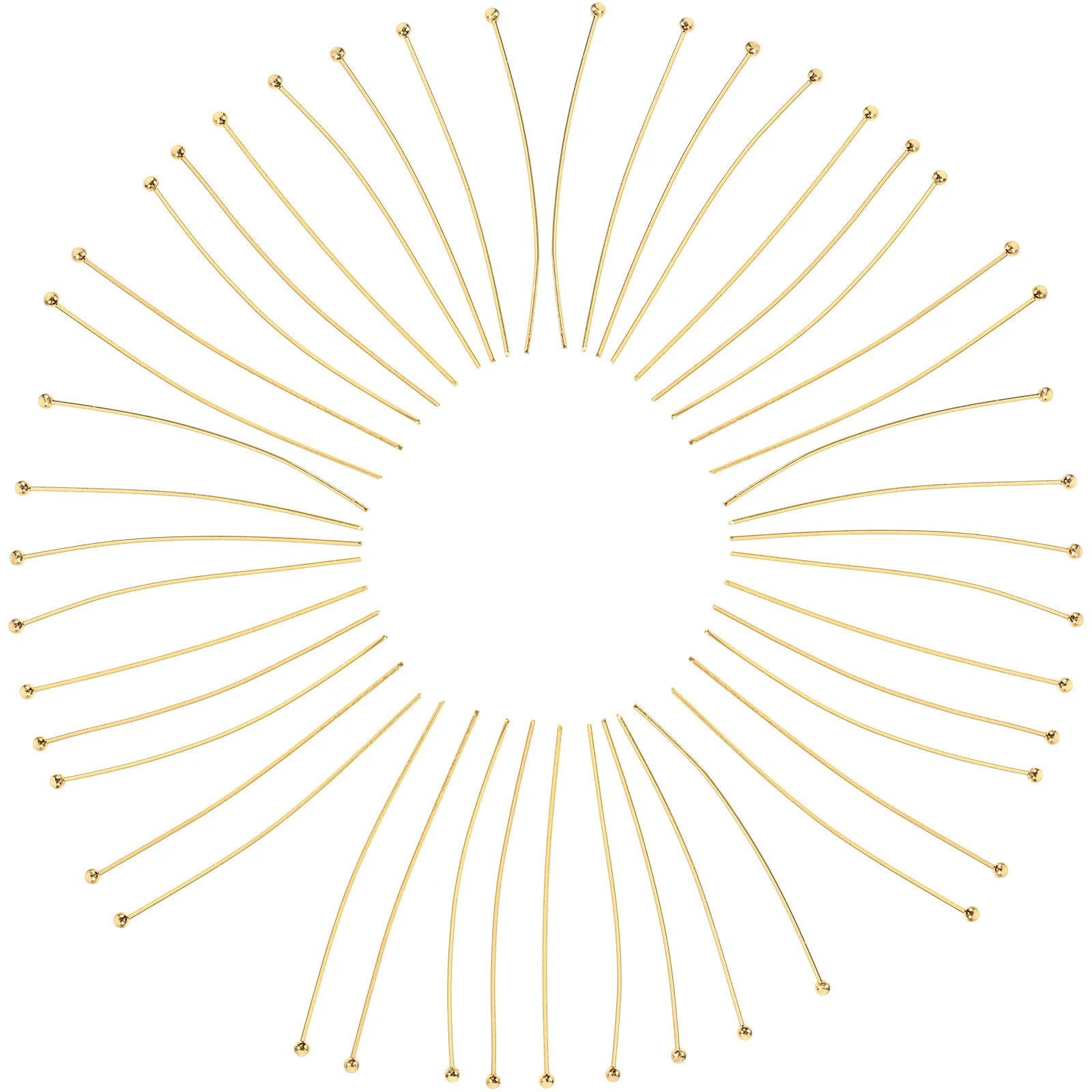 

50Pcs Head Pins Jewelry Making Pins Multi-Use DIY Earring Necklace Bracelet Jewelry Supplies Earring Supply Pin Needles