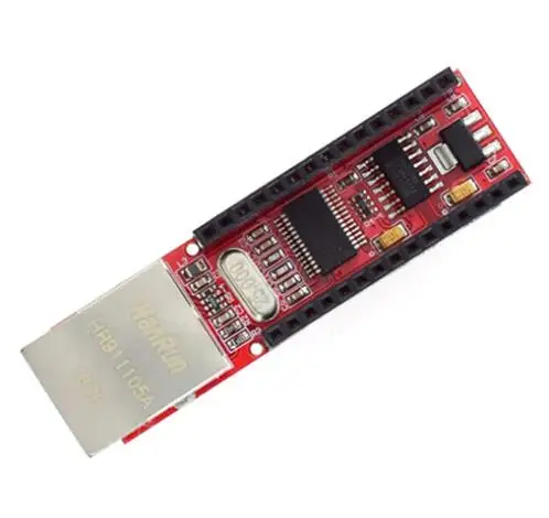 For Arduino Nano V3.0 Board ENC28J60 Ethernet HR911105A Shield RJ45 Webserver Module For Arduino Nano V3.0