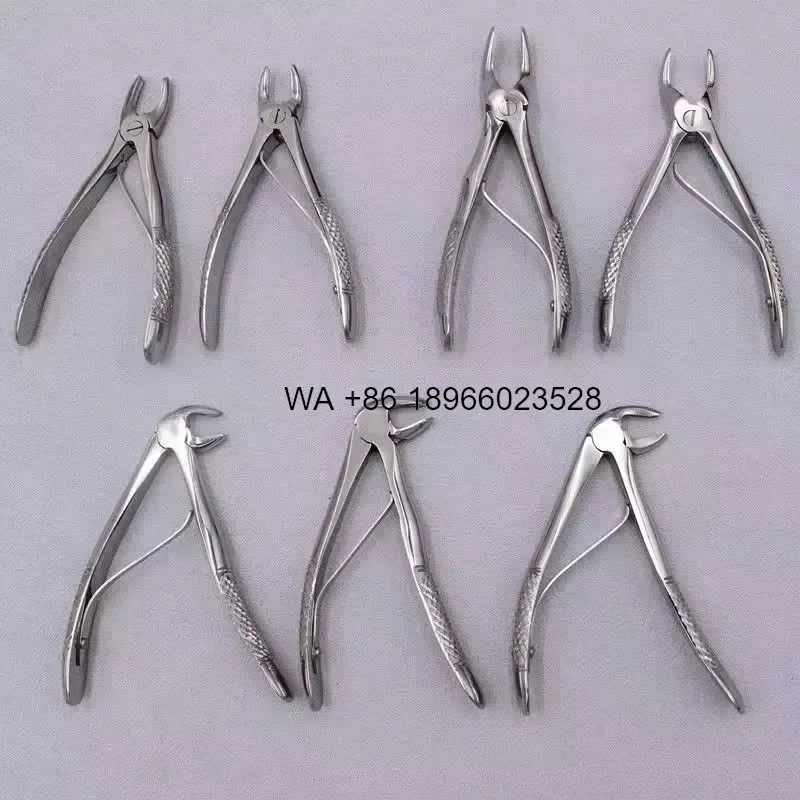 wmwmnu-ensemble-de-7-pinces-d'extraction-dentaire-pour-enfants-en-acier-inoxydable-instruments-de-pose-et-d'extraction-de-dents-a-faible-invasivite-pour-enfants