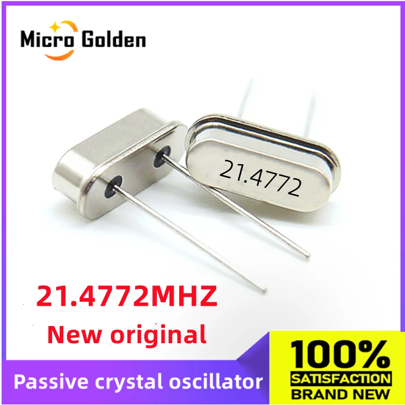 (10pcs) 21.4772M 21.4772MHZ 21.477MHZ Passive Crystal Oscillator HC-49S DIP2 Quartz Crystal Resonator New original 49S