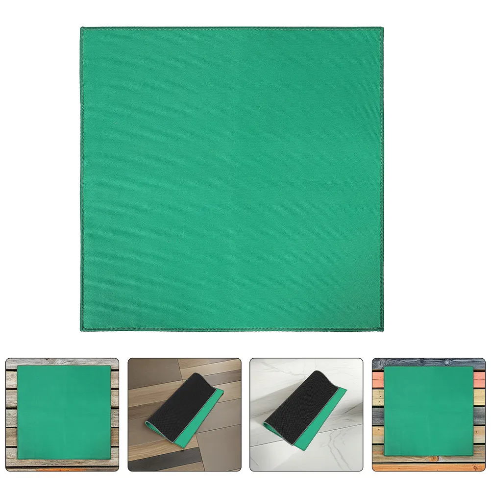 厚みのある正方形-80x80cm-滑り止めノイズ低減カバー麻雀ポーカードミノボードゲーム用耐久性のある耐摩耗性サイレント