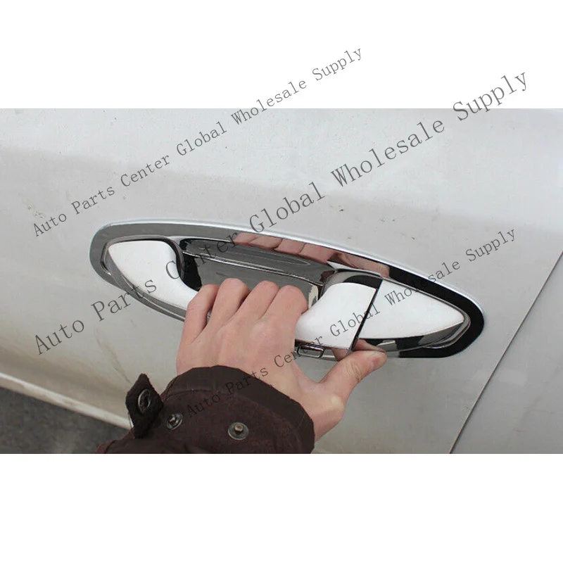 L+ ABS Chrome Exterior Side Door Bowl Cover Trim 8PCS For Kia K5 Optima 2016-2020