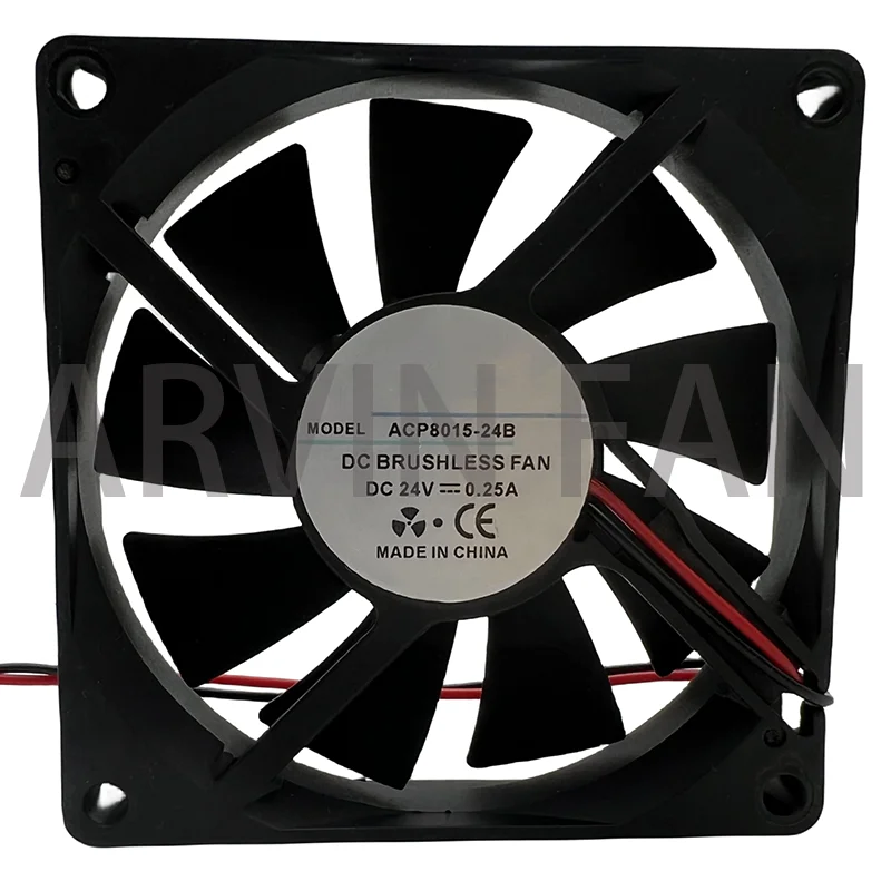 

ACP8015 8cm 80mm Fan 80x80x15mm DC5V 12V 24V 2pin Cooling Fan For Router Chassis Power Supply Charger Inverter