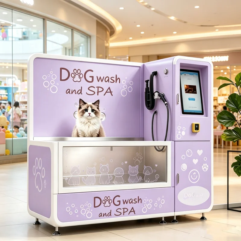 Smart Dog Washing Machine Self-Service Pet Wash Vending Machine for Convenient Grooming Experience Dog Washing Station Custom