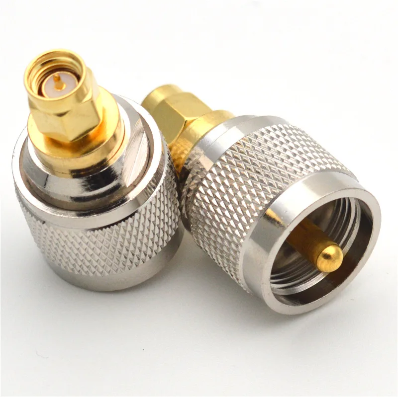 1 Stück UHF-Stecker auf SMA-Stecker RF-Koaxialadapter PL259 SO239 auf SMA-Kupferanschluss – Detail 6