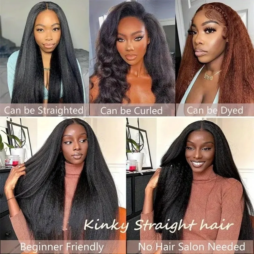 13 × 4 غريب مستقيم 5 × 5 الدانتيل الجبهة خصلات الشعر المستعار الإنسان شفافة قبل قطعها 220 الكثافة الدانتيل شعر مستعار أمامي للنساء اللون الطبيعي 1B