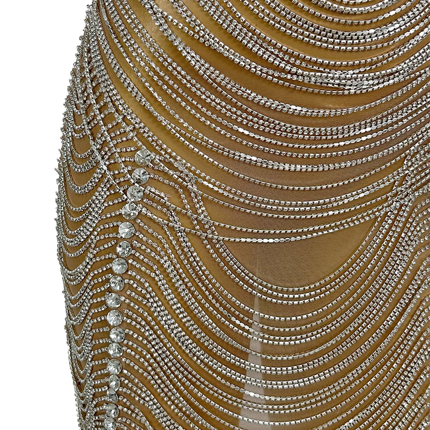 Yuanpan-vestido de graduación corto de diamantes de plata brillante para niñas negras, Cuentas, cristales, diamantes de imitación, fiesta de cumpleaños, vestidos de Gala, 2024