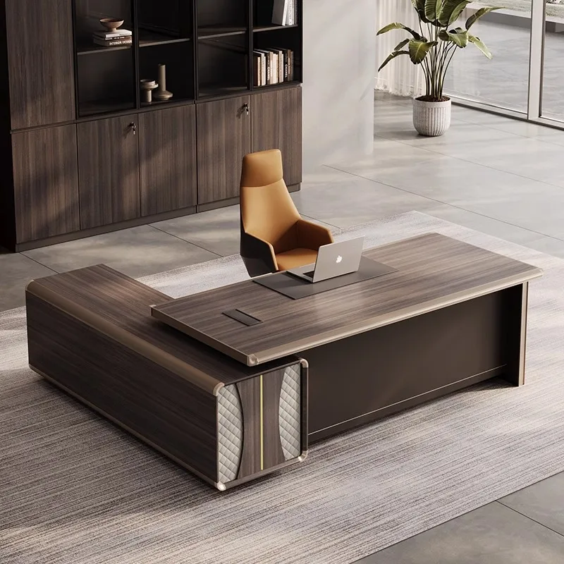 Office desk, boss desk, Italian minimalist modern luxury leadership office furniture, CEO manager, supervisor chair