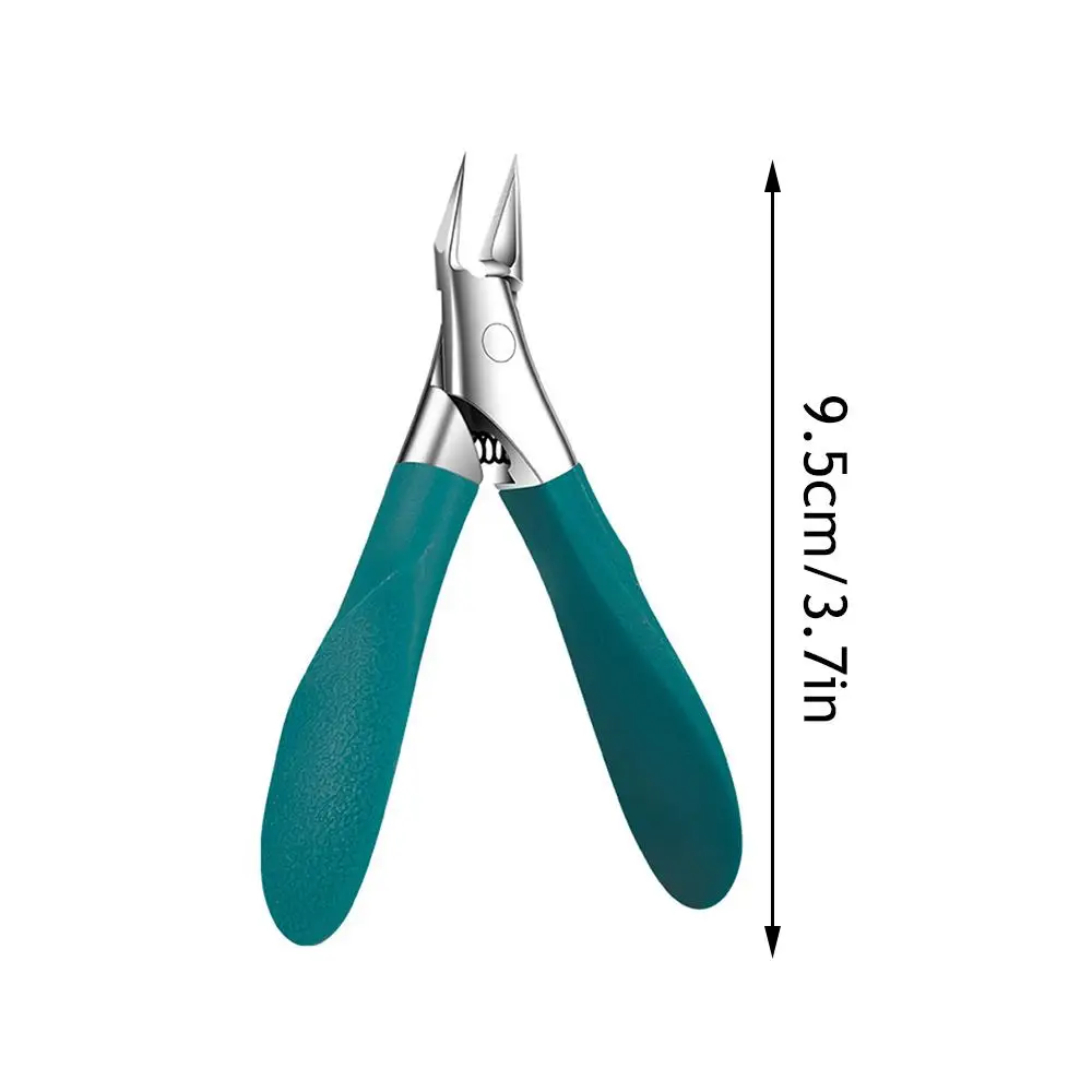 간단한 발톱 큐티클 니퍼 네일 가위 자란 네일 커터 죽은 스킨 리무버 항목 대각선 안티 스플래시 케어 매니큐어