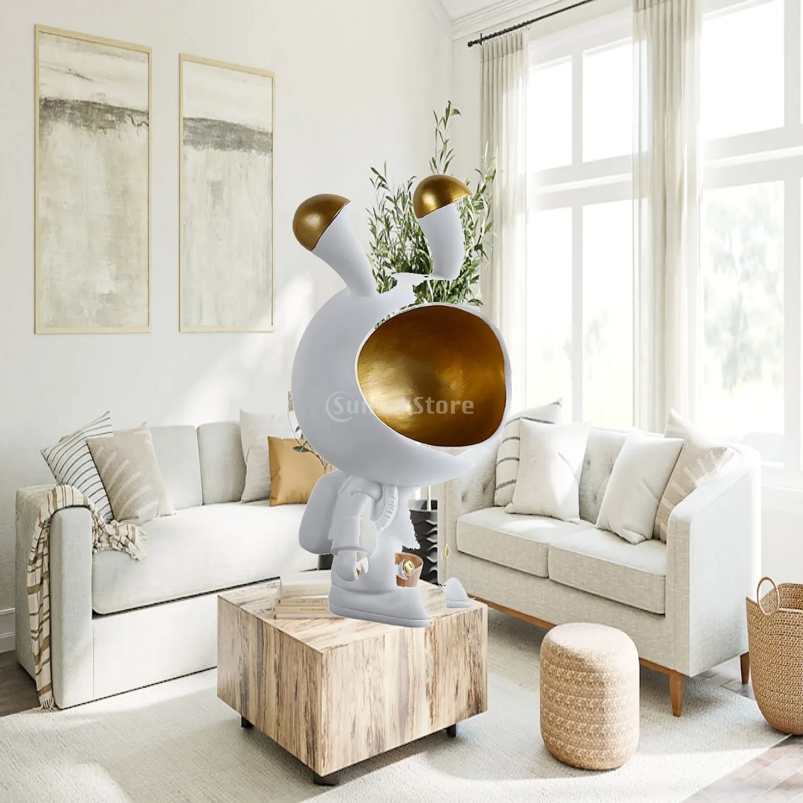 Space Statue Candy Storage Animal Figurine Decorative Gift