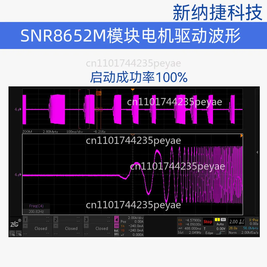 Non-sensing FOC sine wave 220V250W three-phase DC brushless permanent magnet synchronous motor driver board BLDC controller