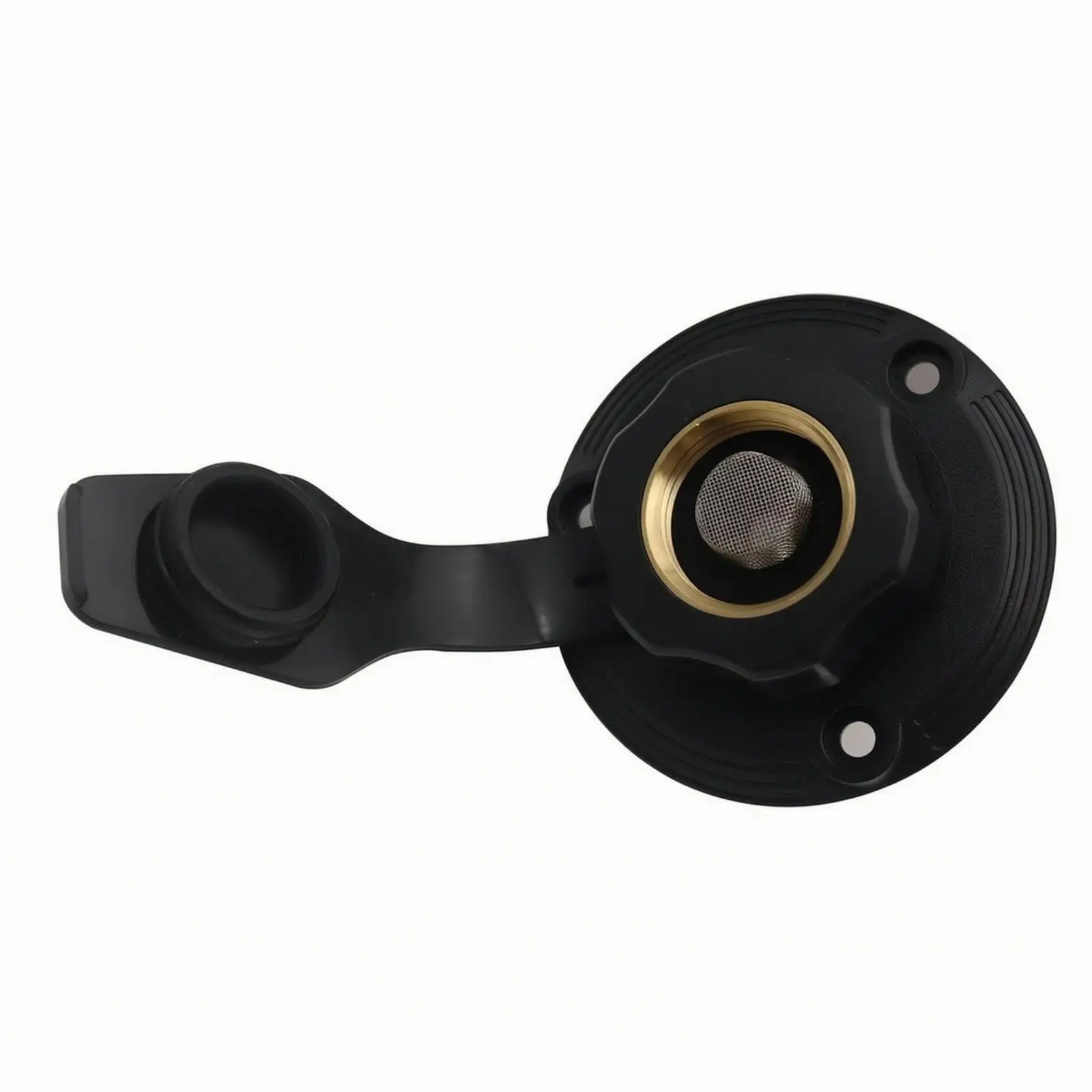 Plumbing Fitting Brass Threaded RV Water Inlet with Port Built-in Strainer for Outdoor Enthusiast Plumbing