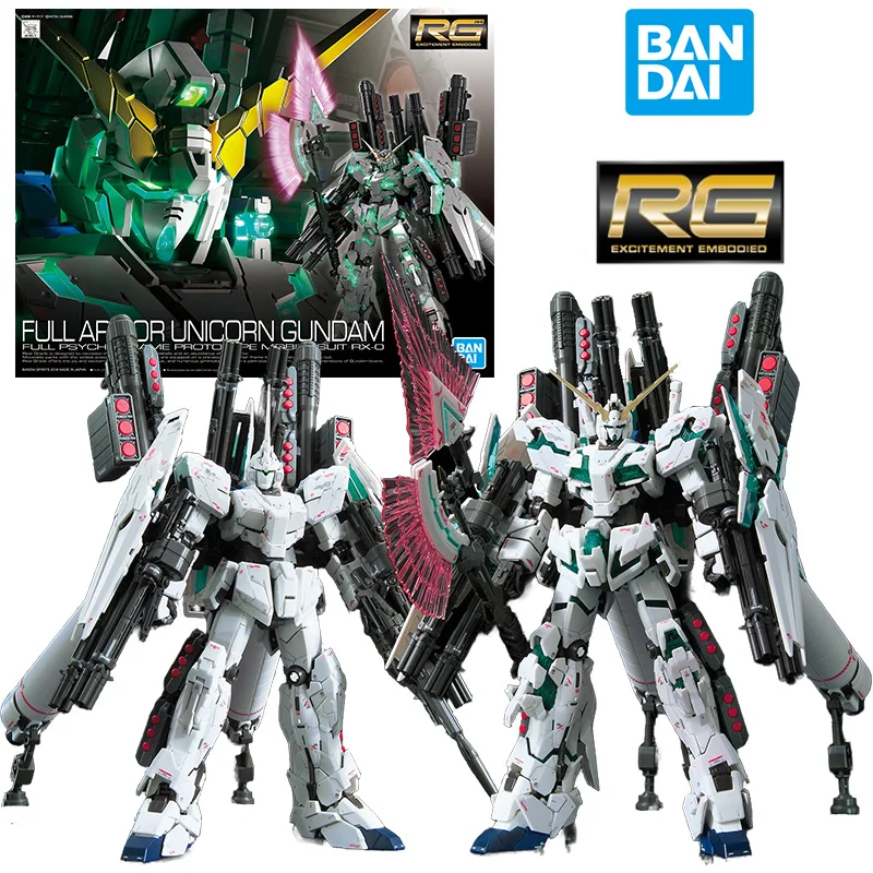 

Bandai RG 1/144 Full Armor Unicorn Gundam 14Cm Gundam UC Anime Original Action Figure Model Kit Assemble Toy Gift Collection