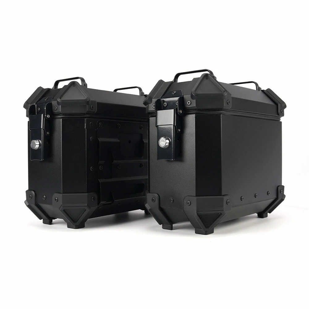 

Универсальный боковой ящик из алюминиевого сплава для мотоцикла 18 л/28 л/35 л, водонепроницаемый дорожный багажник с защитой от столкновений