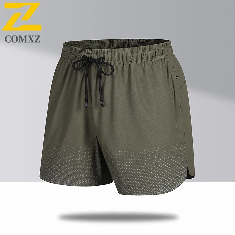 

2025 мужские повседневные шорты, ультралегкие, быстросохнущие, дышащие шорты для тренажерного зала, фитнеса, йоги, спортивные мужские шорты для бега с эластичной резинкой на талии