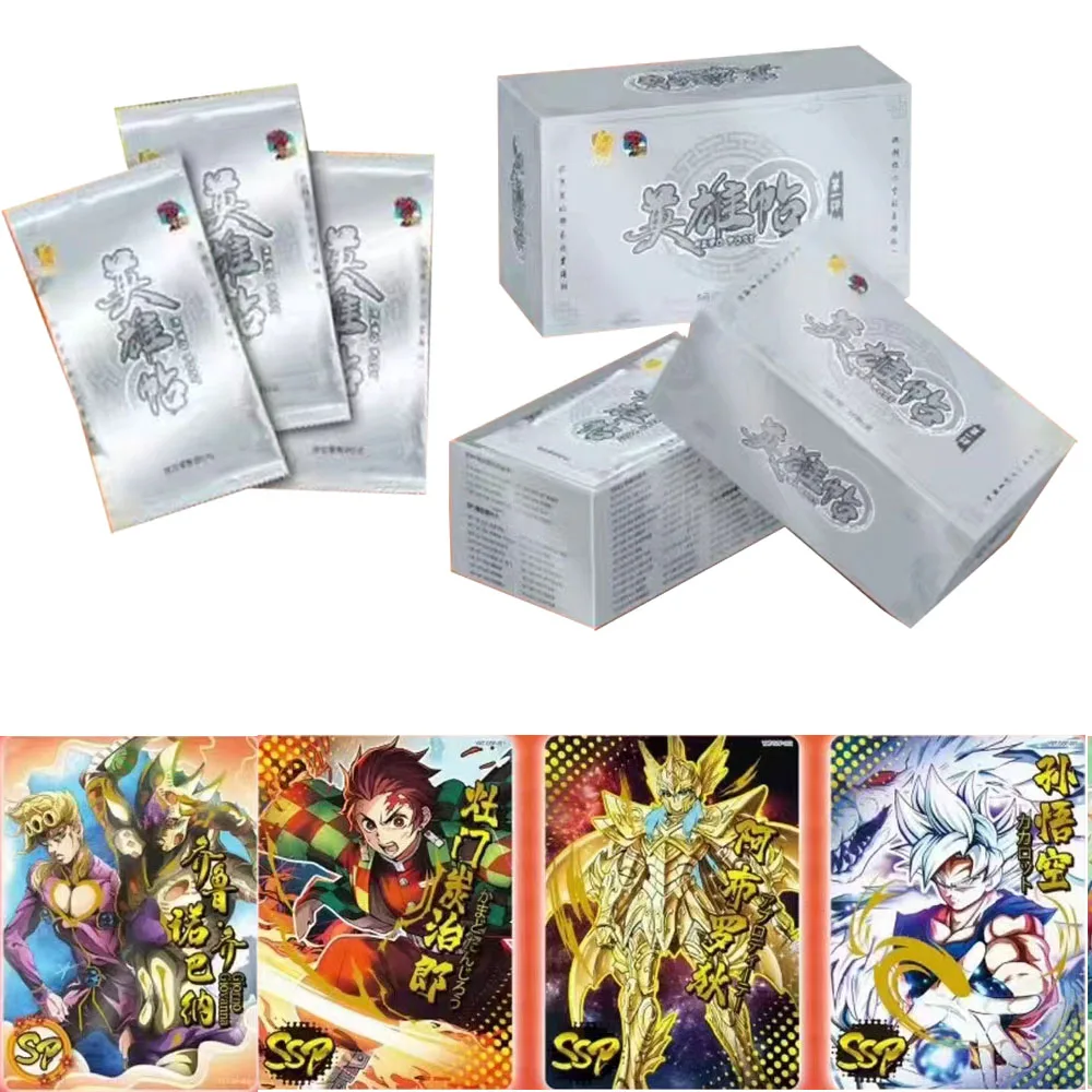 

Anime Hero Post Card Naruto Card Demon Slayer Card Dragon Ball Card One Piece Cards Card TCG Anime Game Children's Toy Gifts