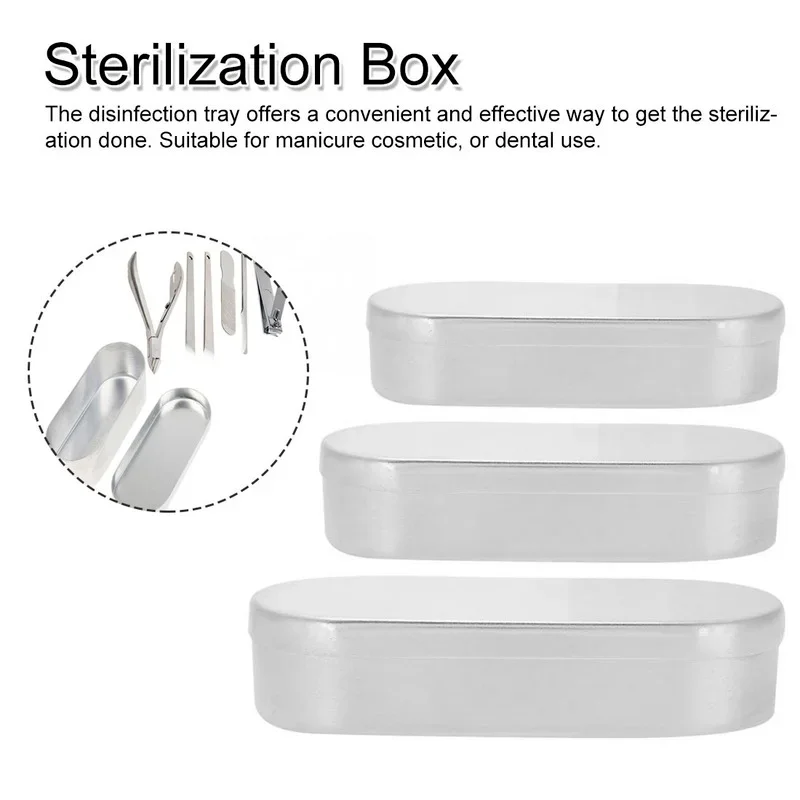 Manicure Sterilizer Sterilizer Box Dental Nail Tool Tray Container Resistant High Temperature Sterilizer