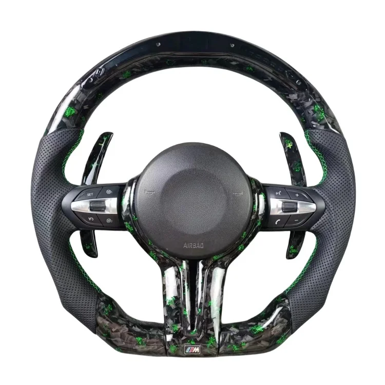 Hot-selling LED intelligent carbon fiber steering wheel, suitable for F10 F30 M2 M3 M4 M5 X3 X4 X5 E70 X6