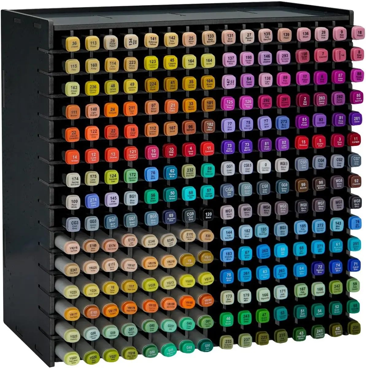 

Органайзер для маркеров на 240 штук, подставка для хранения художественных принадлежностей, настольный держатель для карандашей для дома, класса, офиса