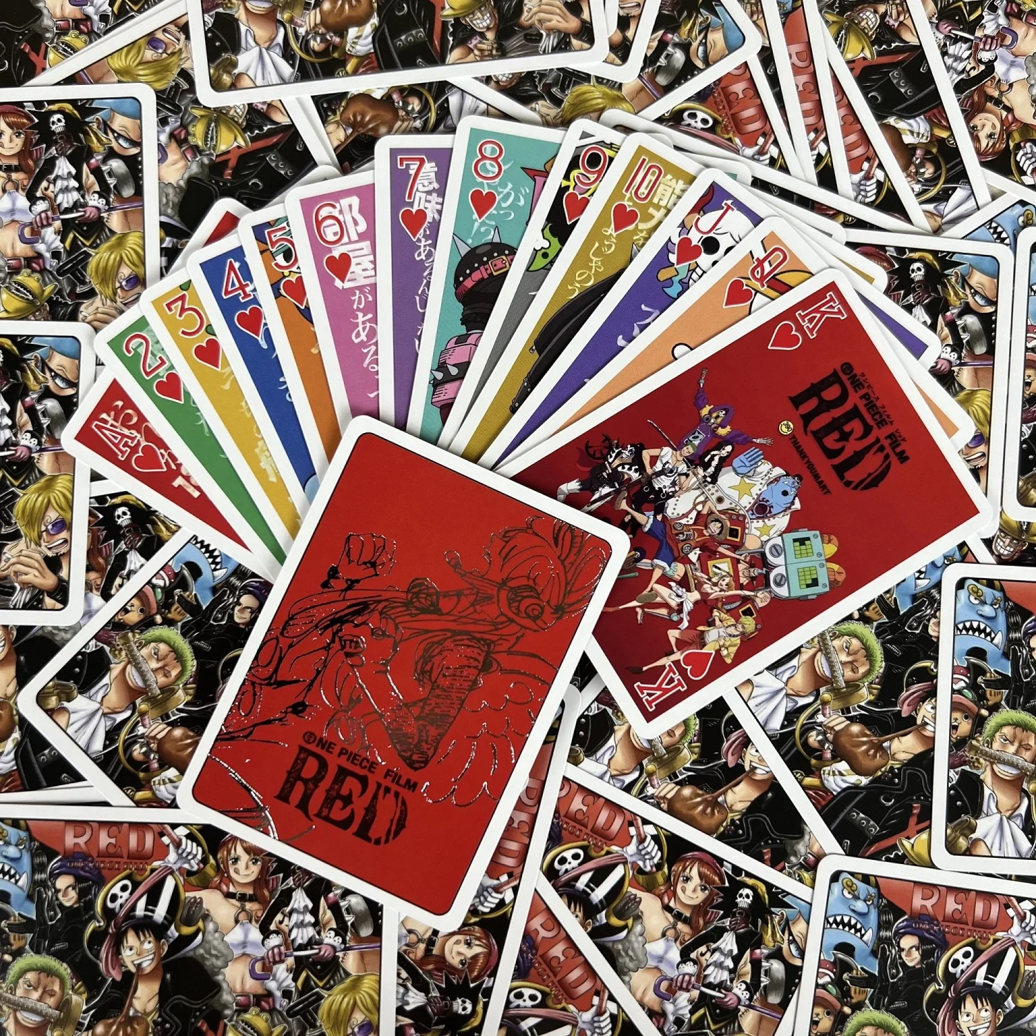 One Piece BIG MOM Zeus Yamato Luffy Ace Ulti Kaidou Anime Action Figure Poker Cards Friends Party Casual Puzzle Board Game Cards