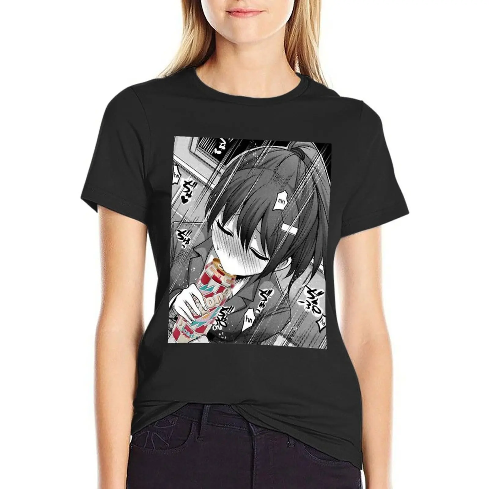 

Lewd Anime tea Classic T-Shirt anime clothes sports fans customs design your own funny t-shirt dress for Women plus size