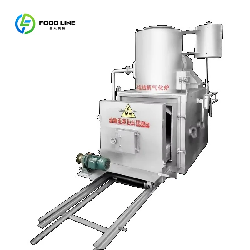 Customized Animal Cremator Pet Carcass Burner Farm Animal Waste Incinerator 20kg-500kg/h