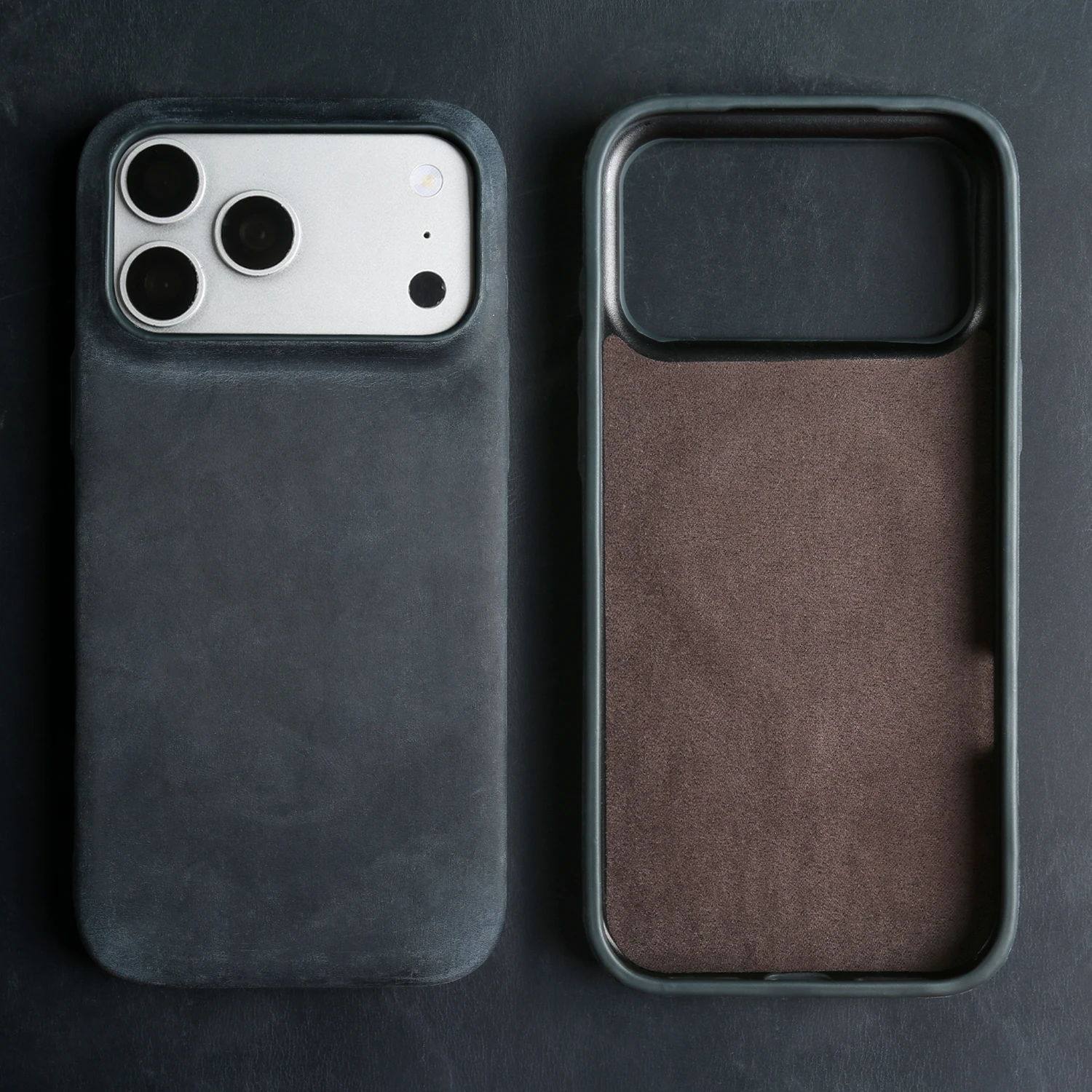 Crazy Horse patroon echt lederen hoesje voor iPhone 17 Pro Max Air 16e 16 15 14 Plus 13 12 Mini 11 XR XS Max 7 8 achterkant hoesje