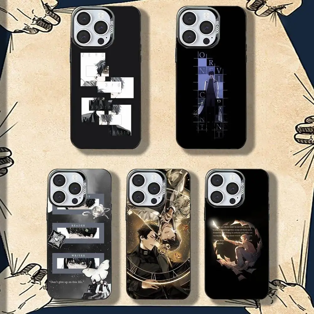 

O-Omniscients Readers V-Viewpoint Phone Case For iPhone 16,15,14,13,12,11,8,7,Pro,Max,Plus,Mini,XS,SE Shockproof Matte Cover