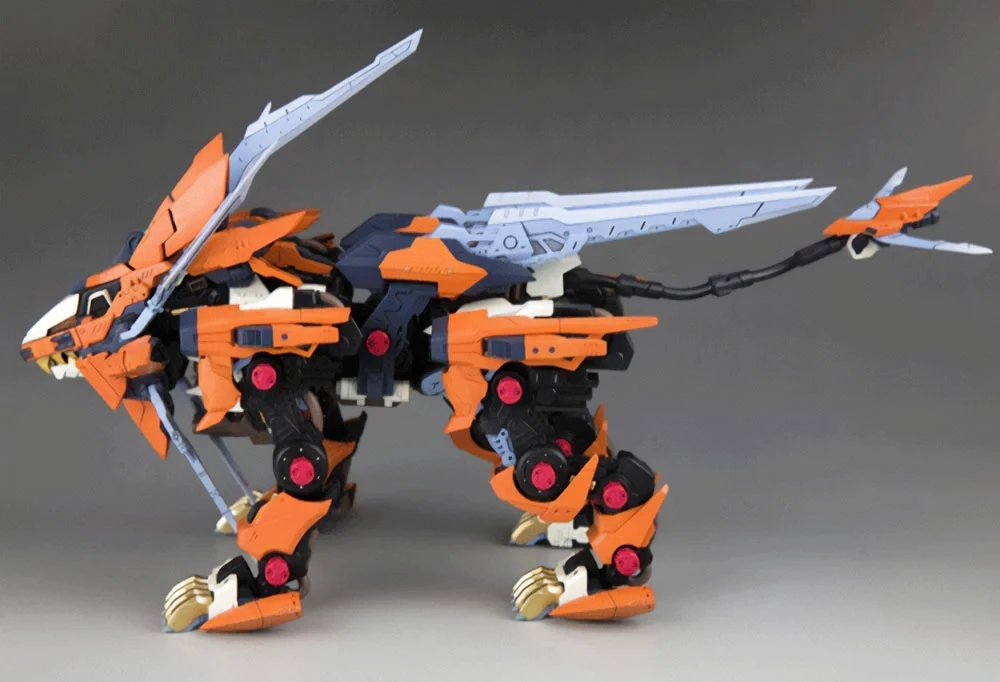 متوفر في المخزون KOTOBUKIYA ZOIDS HMM026 ZD143 RZ-041 LIGER ZERO SCHNEIDER MARKING PLUS Ver. تجميع النموذج 1/72 نموذج رئيسي عالي الجودة