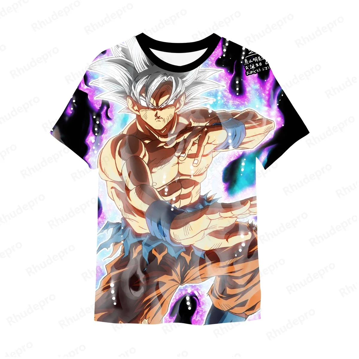 

Goku Z T Shirt For Men Short Sleeve Cosplay T-shirt Fashion High Quality Streetwear Anime Vegeta Trend Boy Girl Children Tshirt