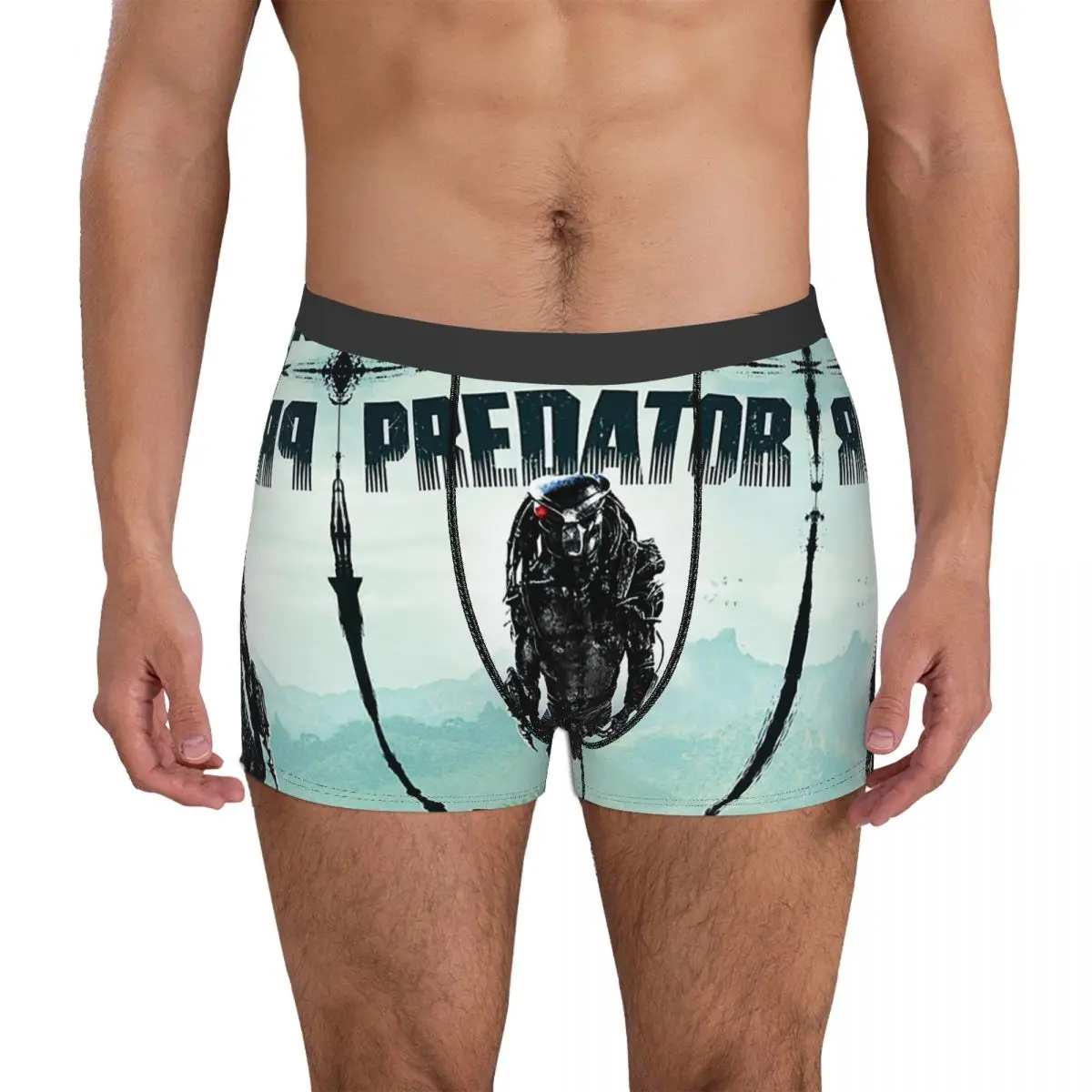 

Экзотические Undies Predator фильм Alien 29 осень носимые мужские трусы-боксеры уникальная забавная шутка