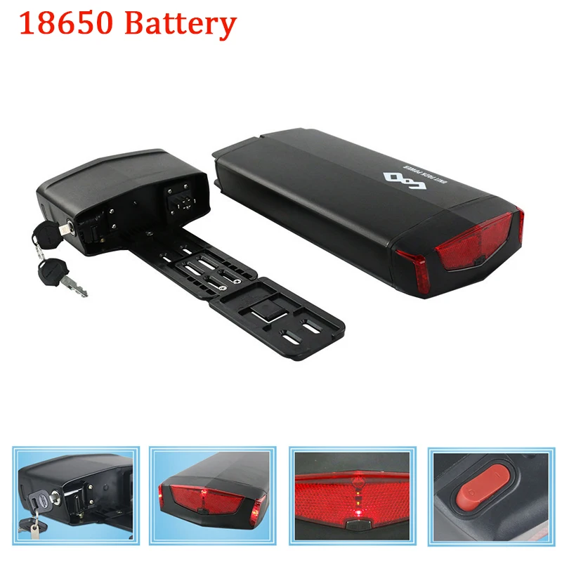 Gepäckträger-Ebike-Batterie 36 V 13 Ah 15 Ah 20 Ah 48 V EU-Lager Li-on 18650 21700-Pack für Elektrofahrrad-Motorkits 350 W 500 W 750 W 1000 W – Detail 8