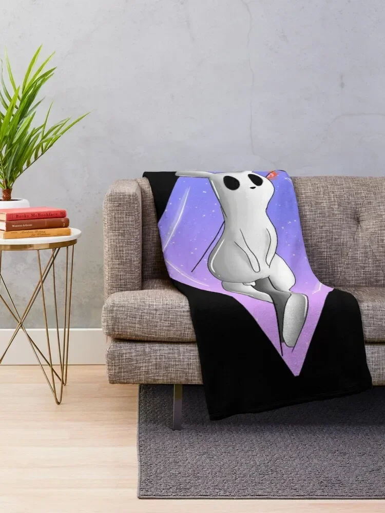 Diamond Slugcat // Rainworld Throw Blanket halloween Softest Heavy Blankets