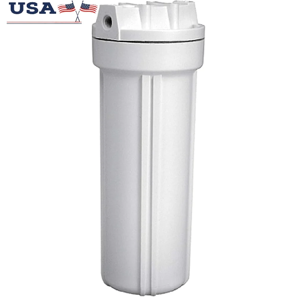 

10 Inch Flow-Pur Replacement Filter Housing Canister Quick Install NSF Certified Improves Water Quality Plastic Construction