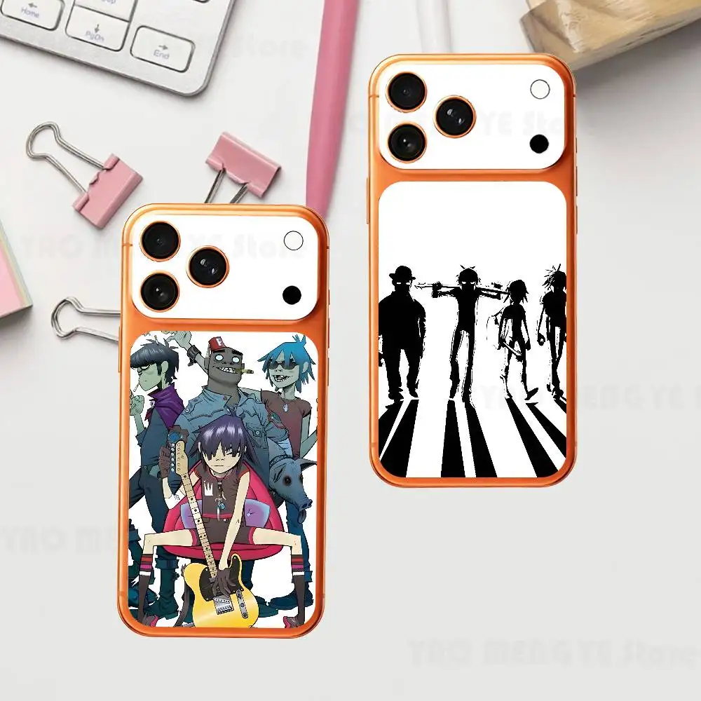 

Virtual Singer G-Gorillaz Band For IPhone 17 Pro ProMax Full Back Cover Decal Wrap Skin Rear Protective Sticker Film