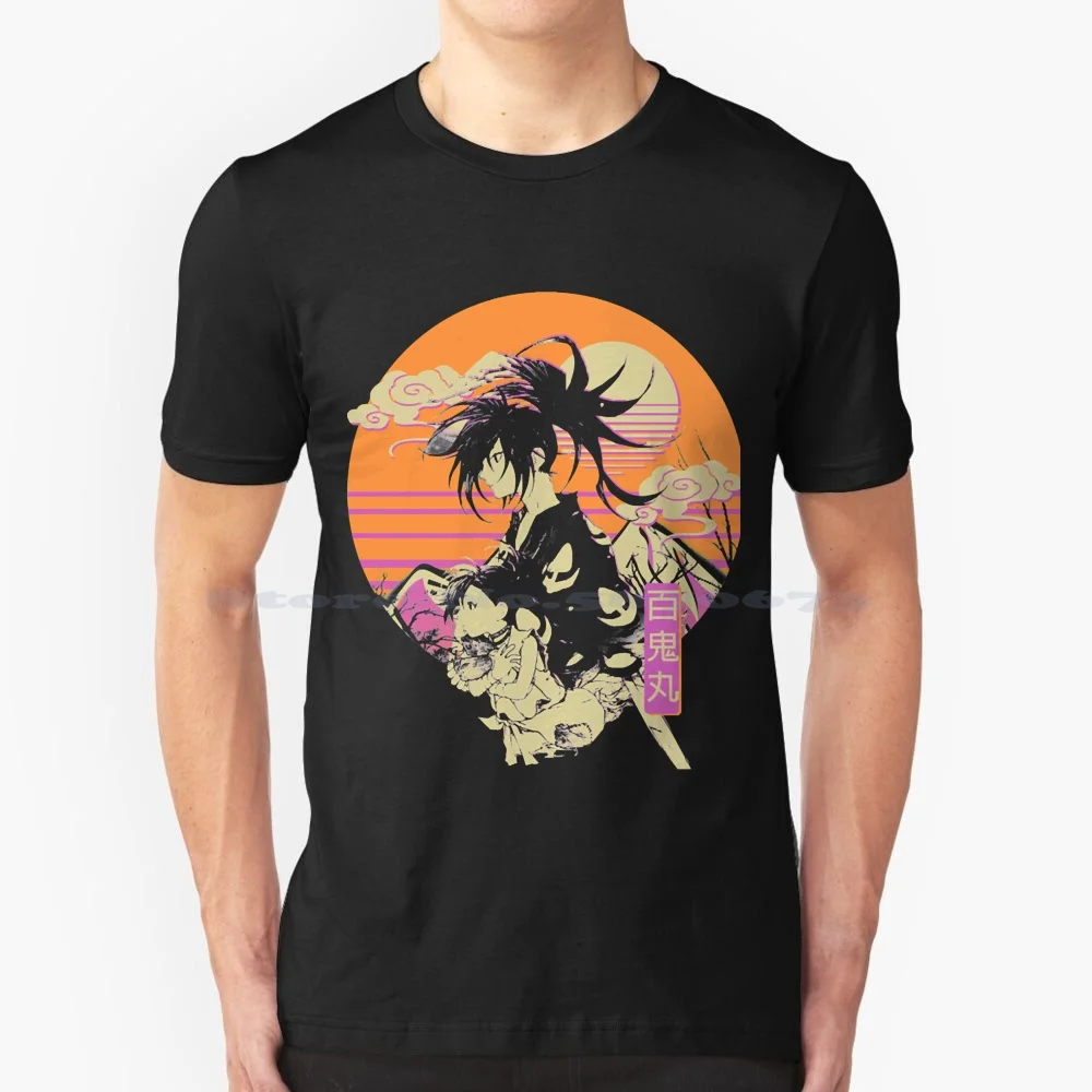 Hyakkimaru T Shirt 100% Cotton Tee Anime And Manga Japanese Katana Samurai Warrior Dororo Manga Dororo Anime Dororo To