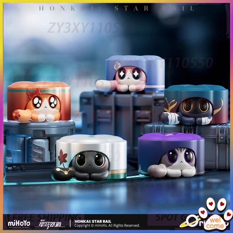 

Honkai Star Rail Новая мини-серия Cat Cake Picking Up Stray Pets Коллекционная мини-фигурка Ruan Mei'S Creation Детский подарок на день рождения