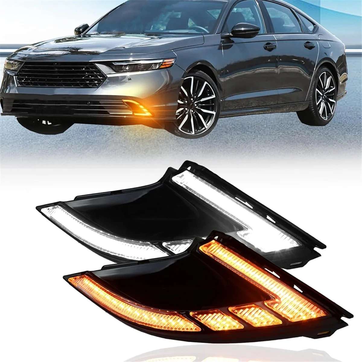 

NEW_Front Bumper Fog Lamp DRL Daytime Running Light for Honda