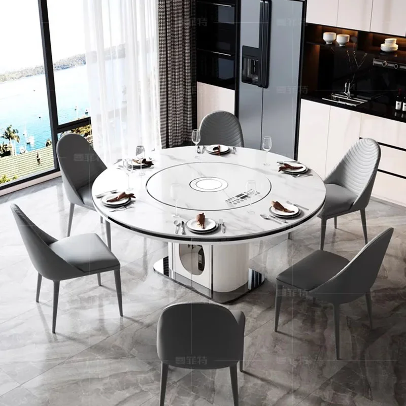 Round Dining Tables Space Saving Multifunctional Extendable Dining Table Kitchen Free Shipping Muebles De Cocina Room Furniture